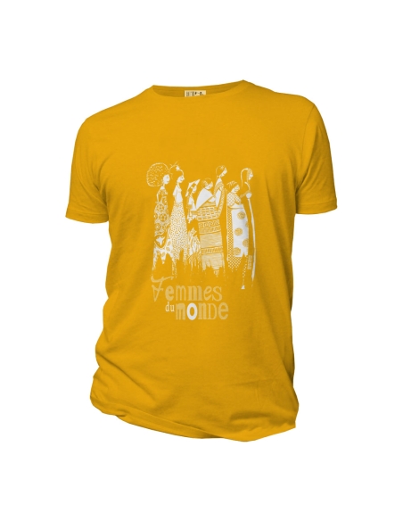 T-shirt bio équitable DOUALA "Femmes du Monde"