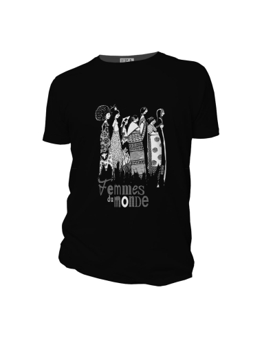 T-shirt bio équitable DOUALA "Femmes du Monde"