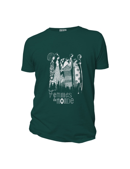 T-shirt bio équitable DOUALA "Femmes du Monde"