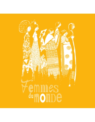 T-shirt bio équitable DOUALA "Femmes du Monde"