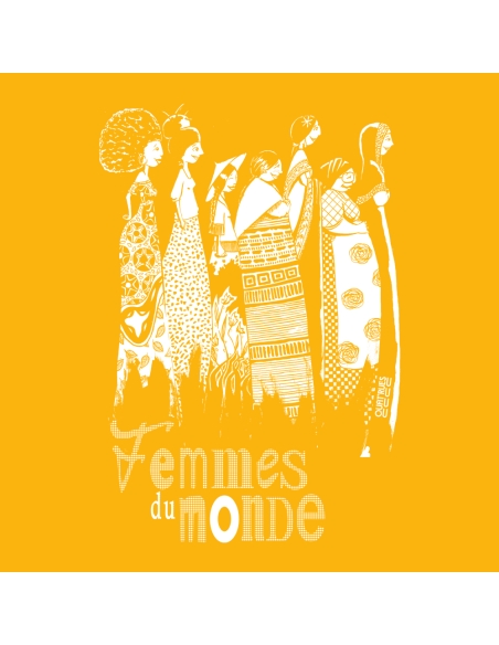T-shirt bio équitable DOUALA "Femmes du Monde"