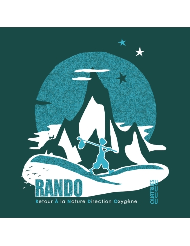 T shirt éco-responsable coton bio "Rando"