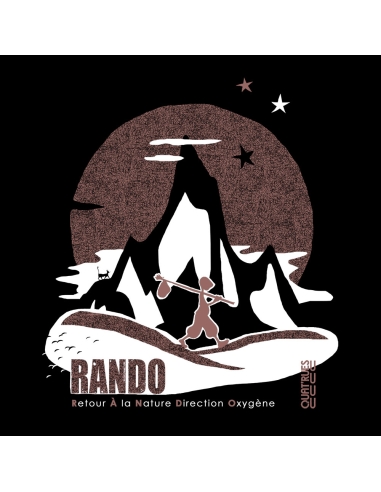 T shirt éco-responsable coton bio "Rando"