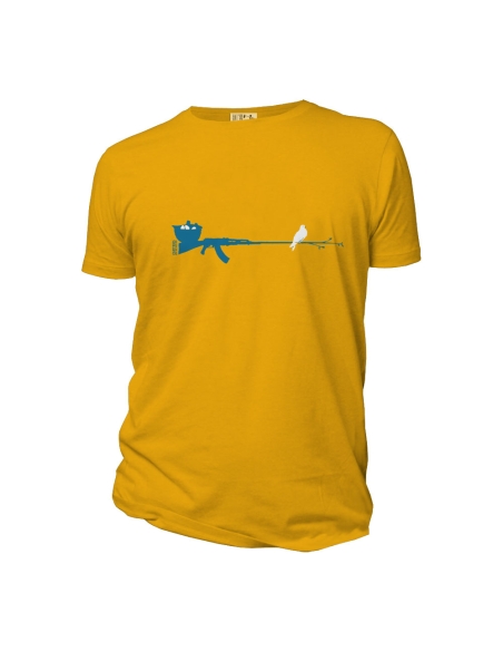 Organic and ethical T-Shirt DOUALA "Peace & Vole"