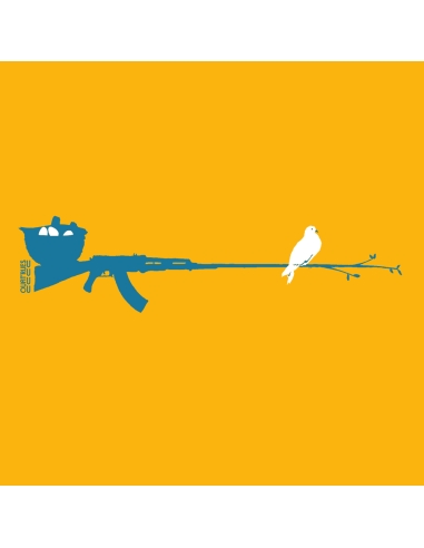 Organic and ethical T-Shirt DOUALA "Peace & Vole"