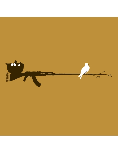 Ethisches Bio-Kapuzensweatshirt JAISALMER "Peace & Vole"