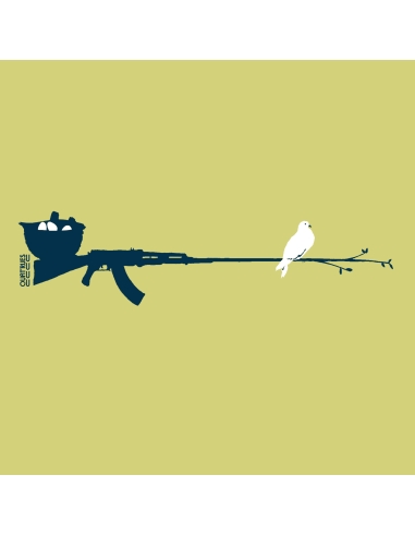 Ethisches Bio-Kapuzensweatshirt JAISALMER "Peace & Vole"