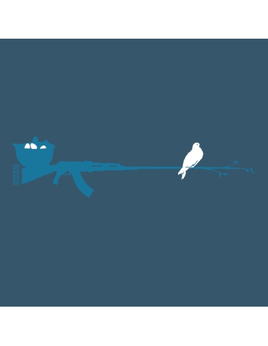 Ethisches Bio-Kapuzensweatshirt JAISALMER "Peace & Vole"