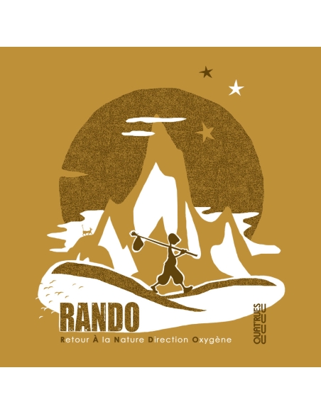 Ethisches Bio-Kapuzensweatshirt JAISALMER "RANDO"