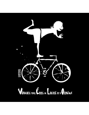 T shirt coton bio équitable BEITUN "Vélo"