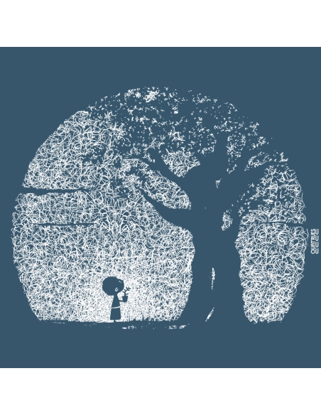 T-shirt fair-trade and organic NARA "Pousse"