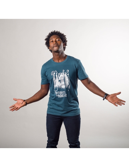 T-shirt bio équitable DOUALA "Femmes du Monde"