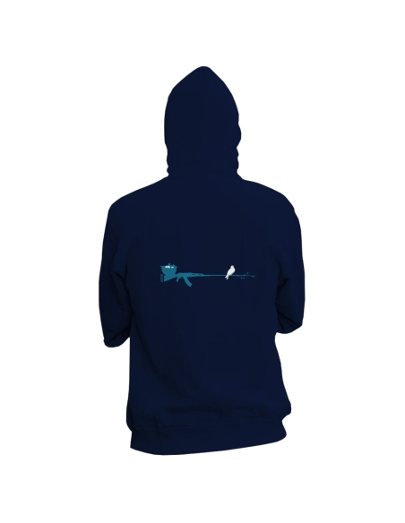 Fair and organic zipped hoodie BOSTON "Peace & Vole"