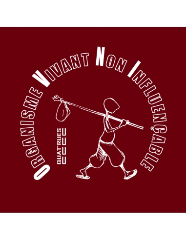 Fair and organic zipped hoodie BOSTON "empreinte O.V.N.I"