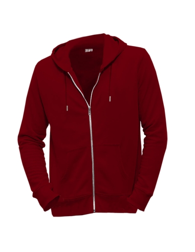 Fair and organic zipped hoodie BOSTON "Pousse"
