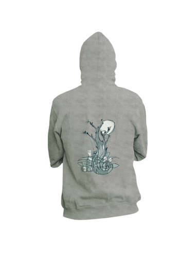 Fair and organic zipped hoodie BOSTON "Un peu d'air"