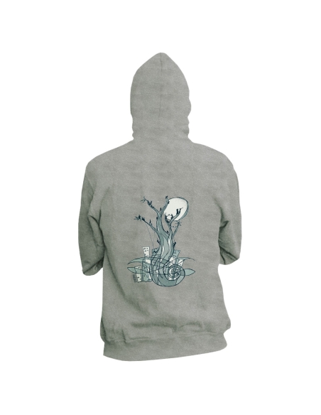 Fair and organic zipped hoodie BOSTON "Un peu d'air"