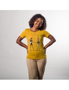 Fair und Bio T-Shirt NARA "Haut les mains"
