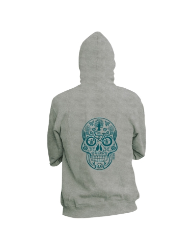 Fair and organic zipped hoodie BOSTON "Tête de vie"