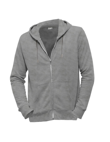 Fair and organic zipped hoodie BOSTON "Tête de vie"