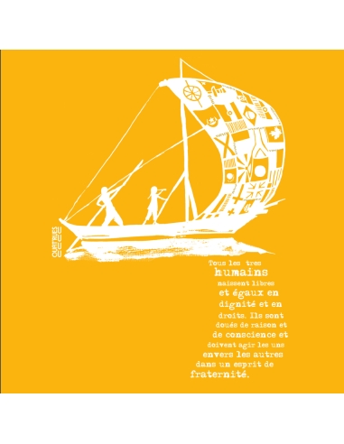 T-shirt bio équitable DOUALA "D'un seul souffle"