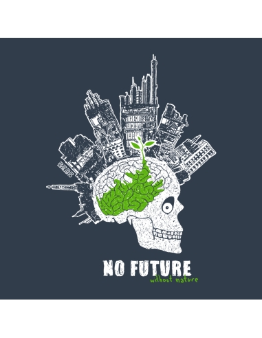 Organic und Fair T-Shirt DOUALA "No future"