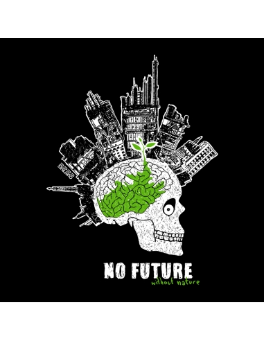 Organic und Fair T-Shirt DOUALA "No future"