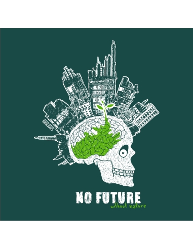 Organic und Fair T-Shirt DOUALA "No future"