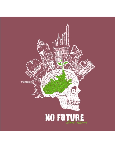 T shirt coton bio équitable MANAUS "No Future"