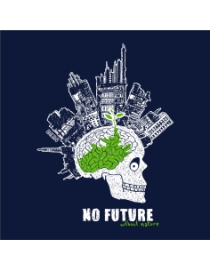 Bio & Fair Zippweste BOSTON "No future" 2