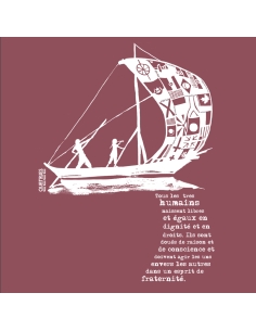Bio und Fair gehandelte T Shirt MANAUS "D'un seul souffle" 2