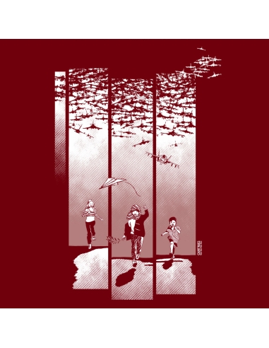 T-shirt bio équitable DOUALA "Jeux de guerre"