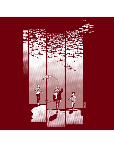 T-shirt bio équitable DOUALA "Jeux de guerre"