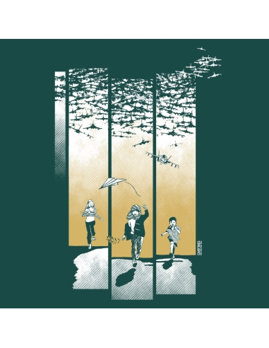 T-shirt bio équitable DOUALA "Jeux de guerre"