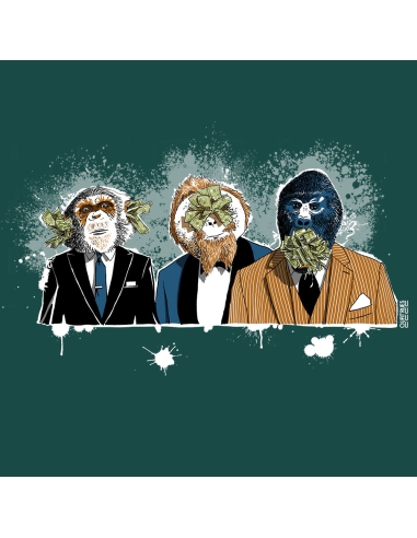 Organic und Fair T-Shirt DOUALA "3 Singes"