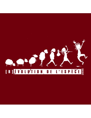 Organic und Fair T-Shirt DOUALA "(R)évolution de l'espèce"