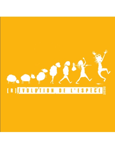 Organic und Fair T-Shirt DOUALA "(R)évolution de l'espèce"