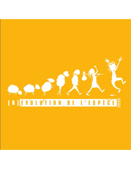 Organic und Fair T-Shirt DOUALA "(R)évolution de l'espèce"