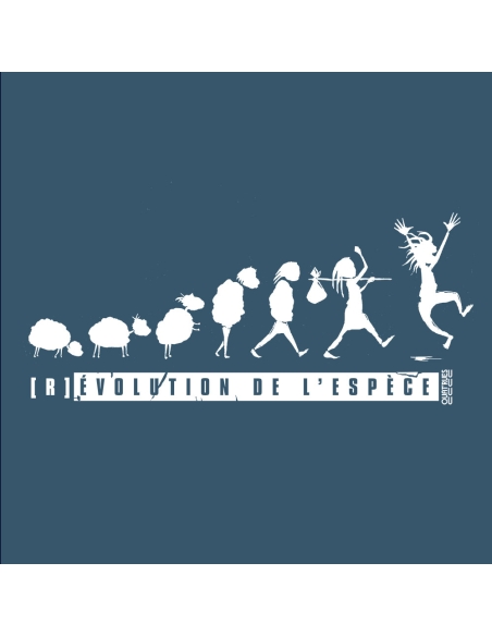 Organic und Fair T-Shirt DOUALA "(R)évolution de l'espèce"