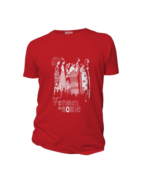 T-shirt bio équitable DOUALA "Femmes du Monde"