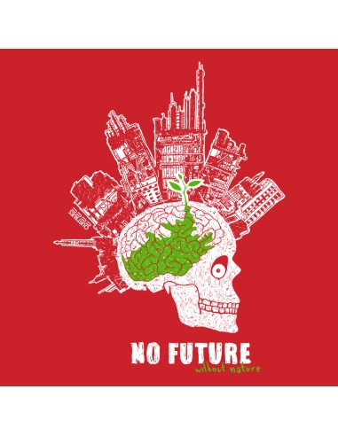 Organic and ethical T-Shirt DOUALA "No future"
