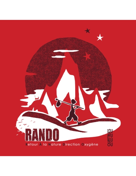 T shirt éco-responsable coton bio "Rando"