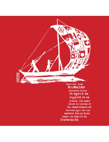 Organic und Fair T-Shirt DOUALA "D'un seul souffle"