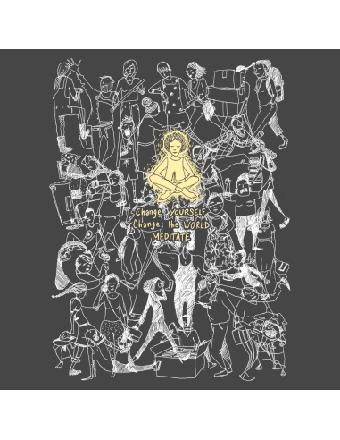 Organic and ethical T-Shirt DOUALA "Meditate"