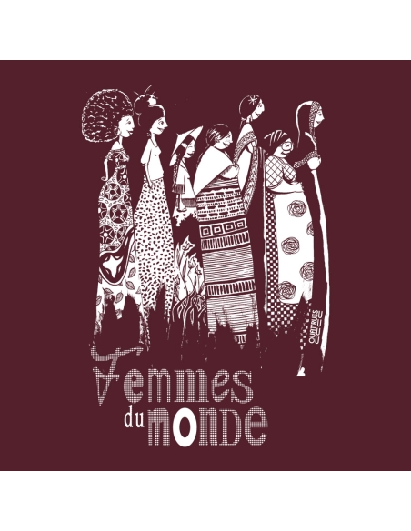 Fair und Bio tote bag SAGY "Femmes du monde"