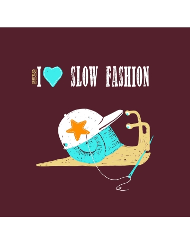 Organic & Fair-trade tote bag SAGY "Slow fashion"