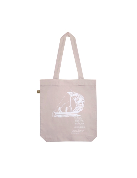 Organic & Fair-trade tote bag SAGY "D'un seul souffle"