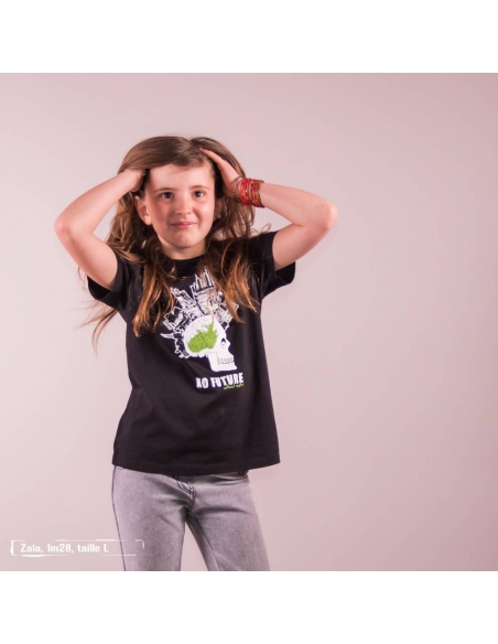 T shirt coton bio équitable MANAUS "No Future"