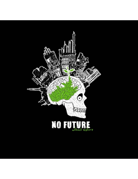 T shirt coton bio équitable MANAUS "No Future"