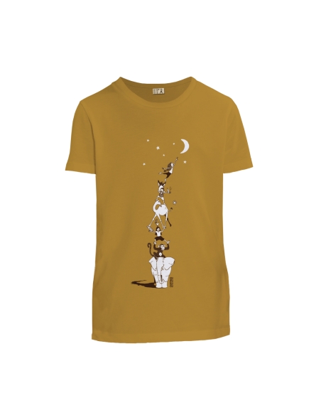 Organic and ethical T-shirt MANAUS "Décrocher la lune"